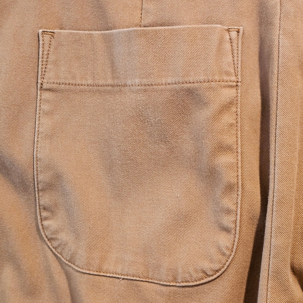 Spanx Stretch Twill Wide Leg Crop Pants Camel Brown XL 21279T - Picture 5 of 10